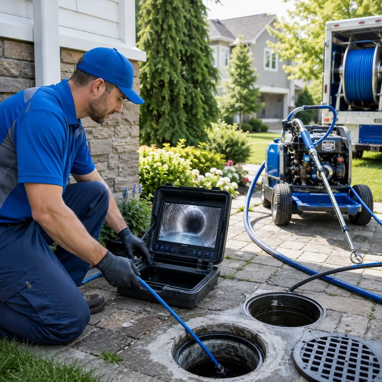 Outdoor drain cleaning professionals serving Holabird, SD